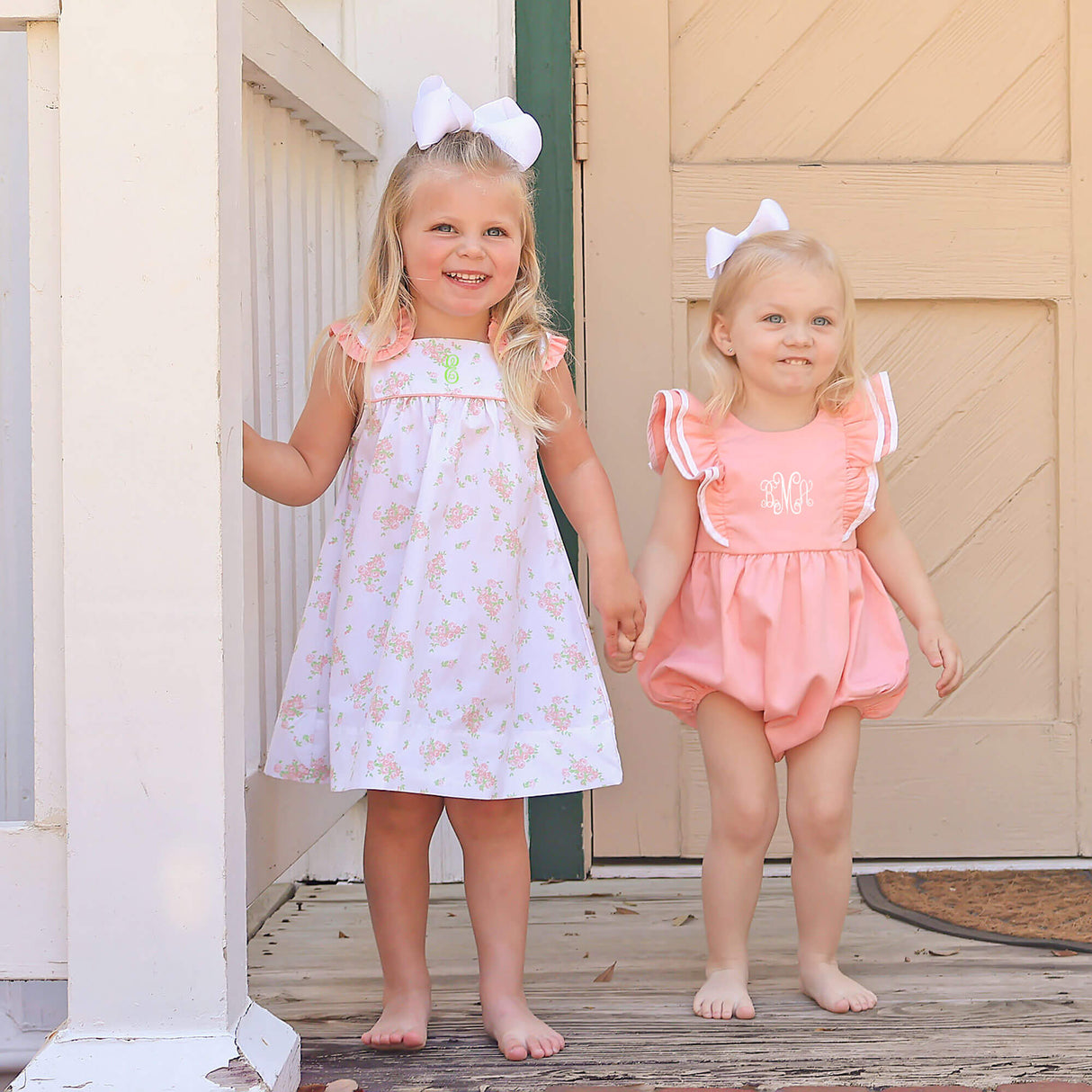 Eden Garden Peach Lulu Dress