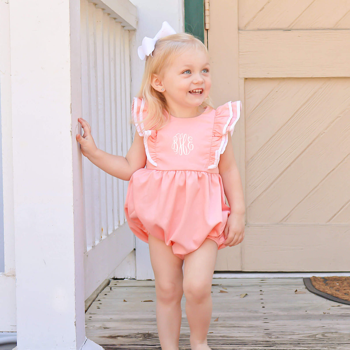 Peach Pique Alice Bubble