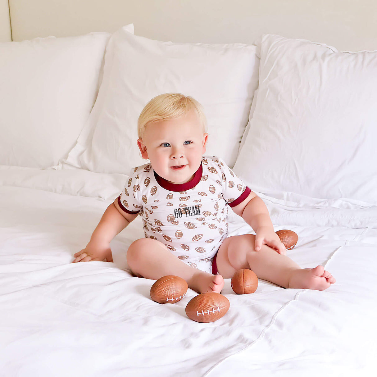 Game Day Football Short Pajamas