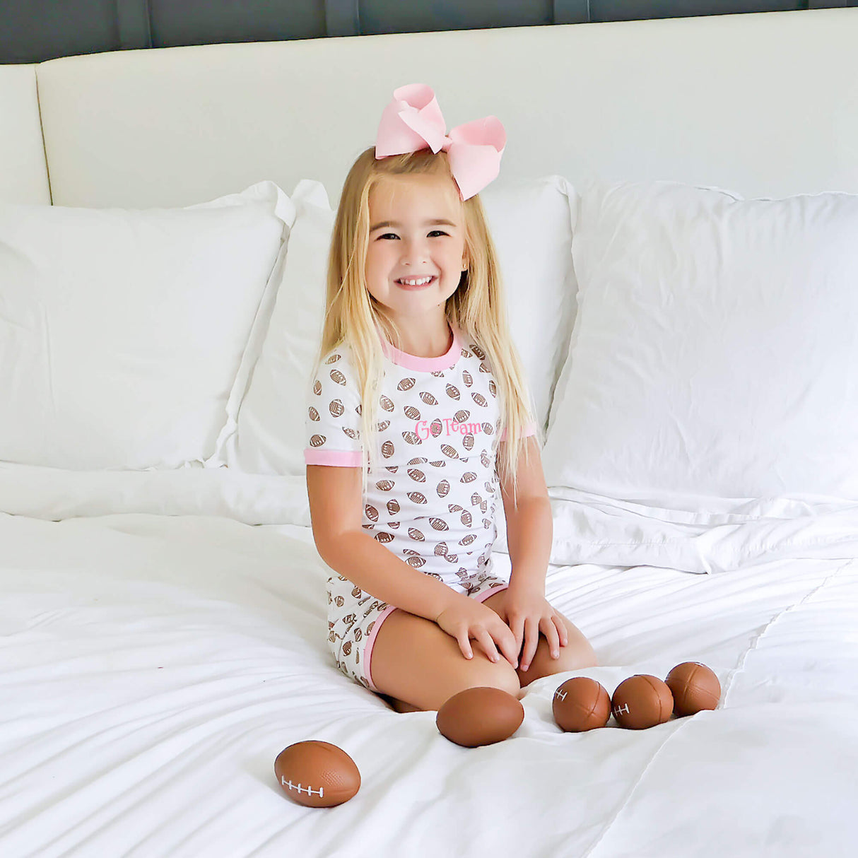 Game Day Football Short Pajamas