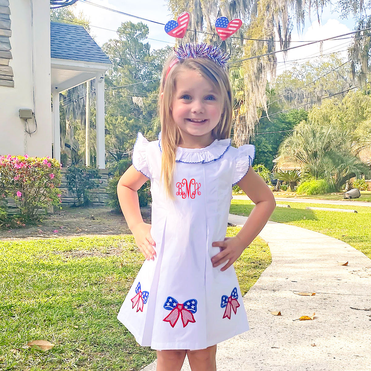 Happy Fourth White Chloe Dress
