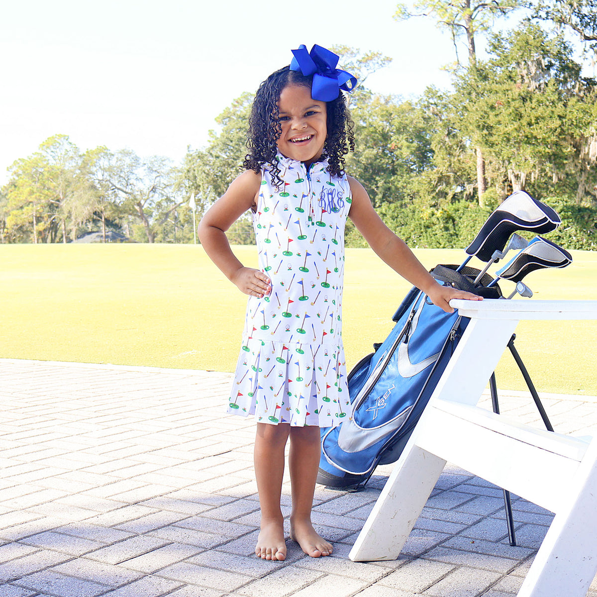Country Club Zip Sport Dress by Classic Whimsy - Dresses - 3T