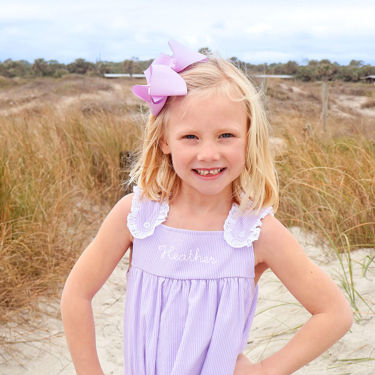 Purple Stripe Lulu Dress