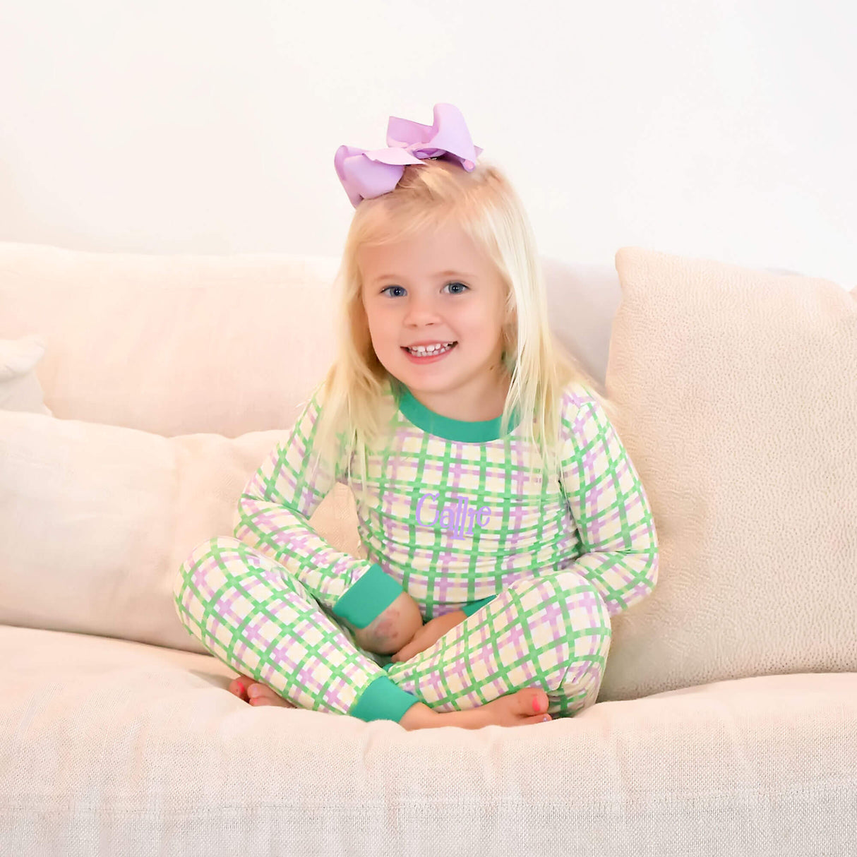 Mardi Gras Plaid Pajamas