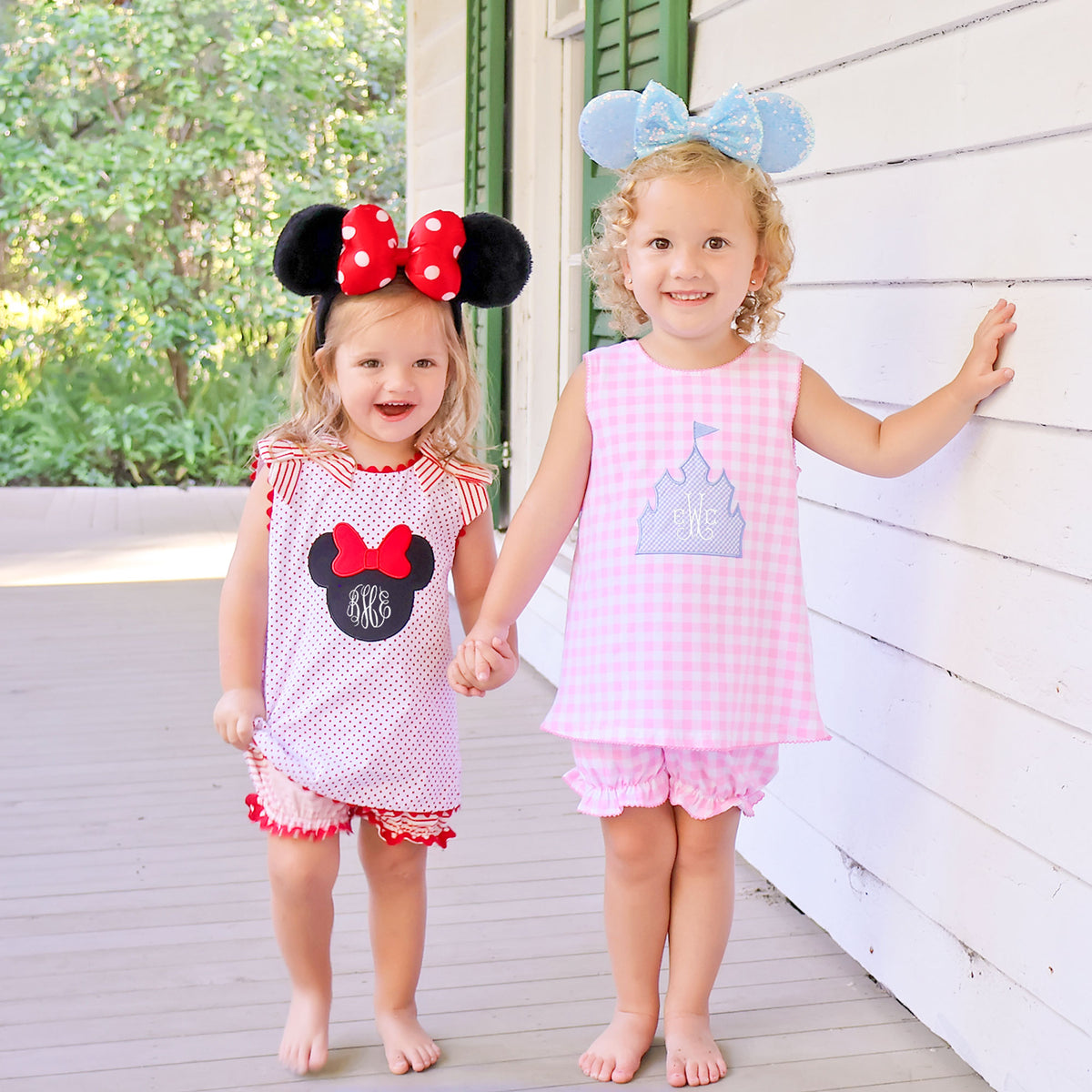 Castle Pink Bow Back Bloomer Set