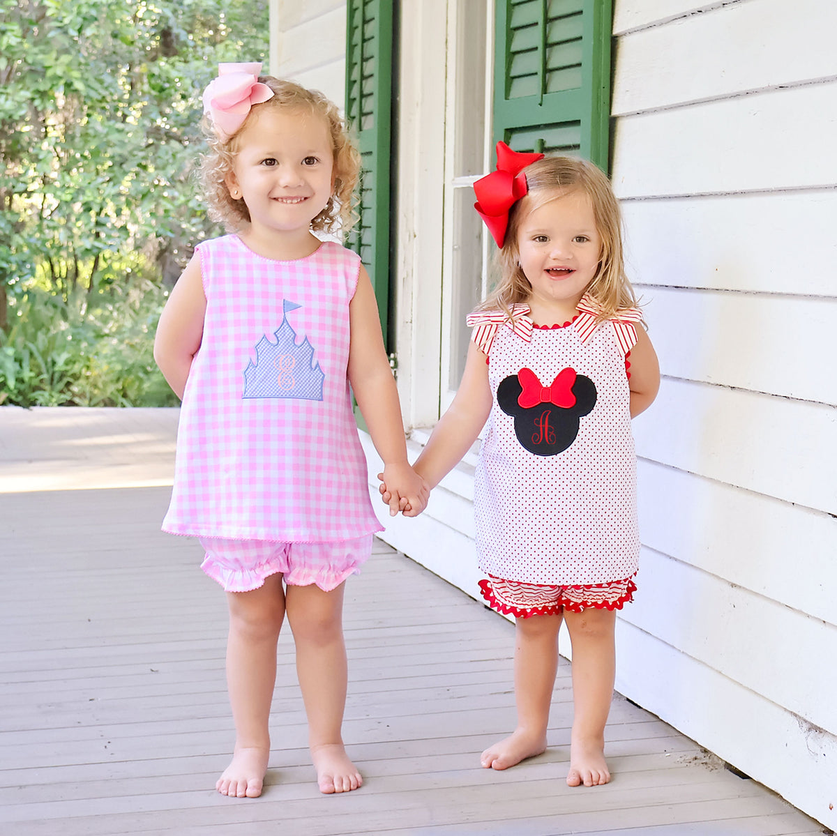 Castle Pink Bow Back Bloomer Set