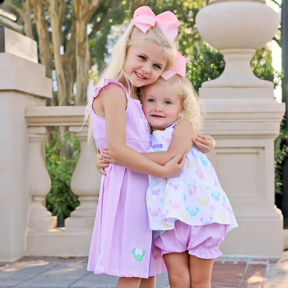 Pastel Mouse Ears Pink Gingham Chloe Dress