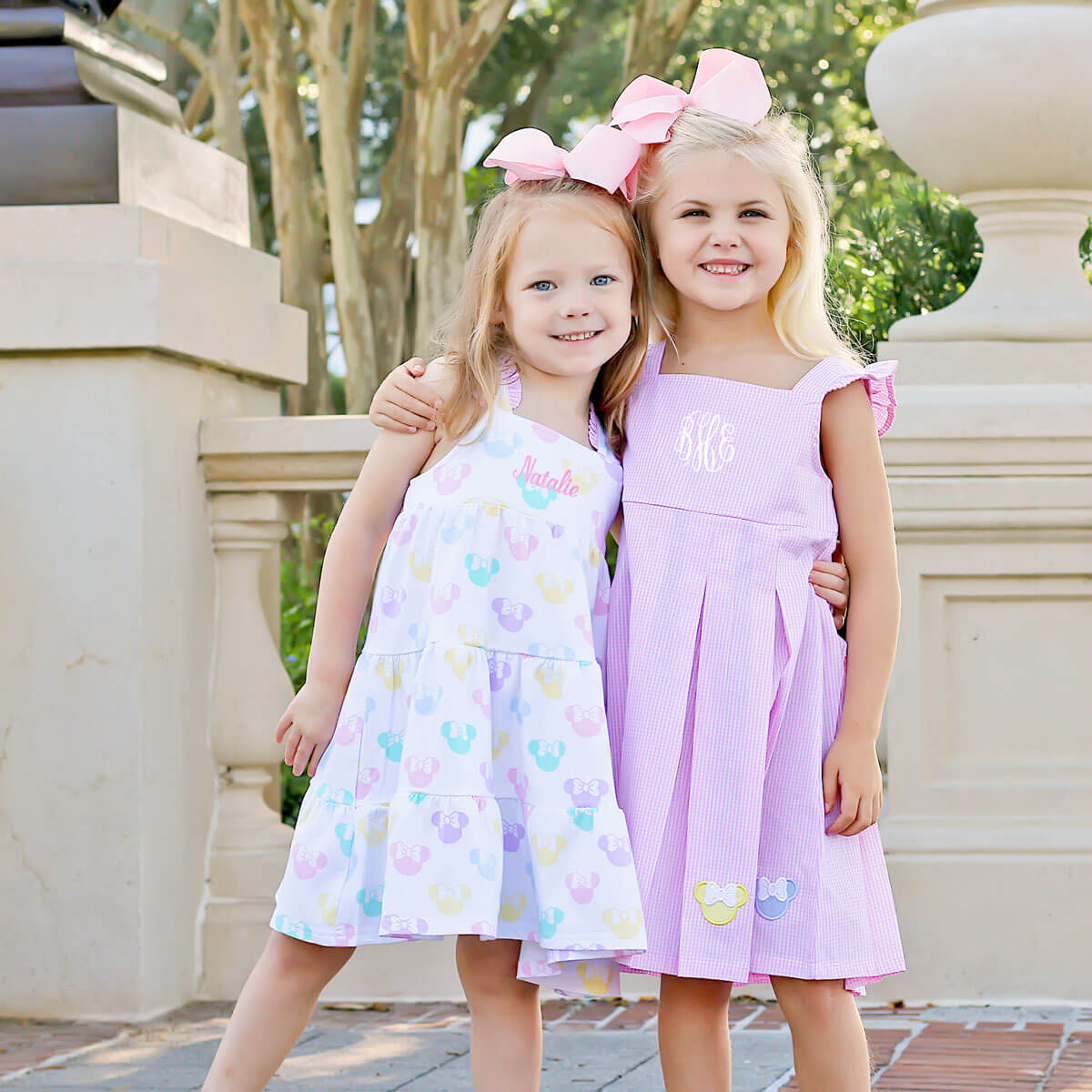 Pastel Mouse Ears Pink Gingham Chloe Dress