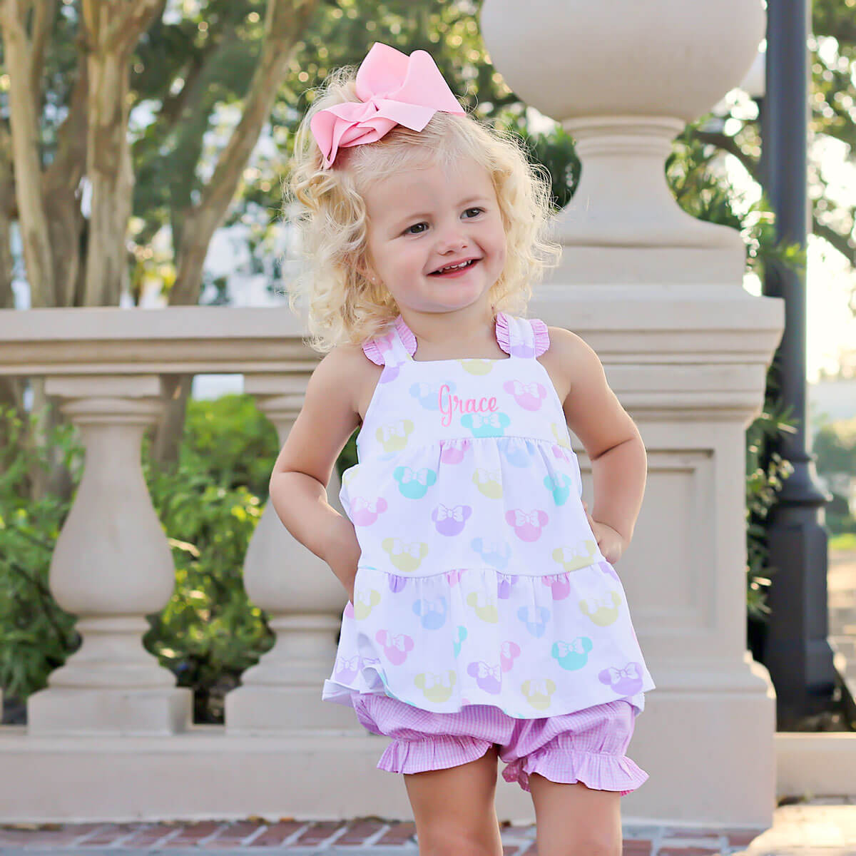 Pastel Mouse Ears Callie Bloomer Set