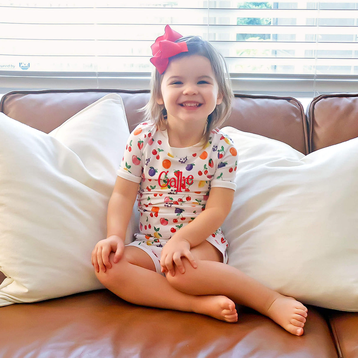 Fruity Print Short Pajamas