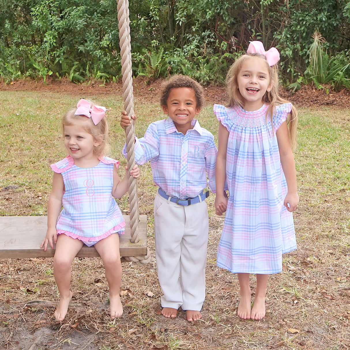 Pastel Plaid Button Down Shirt