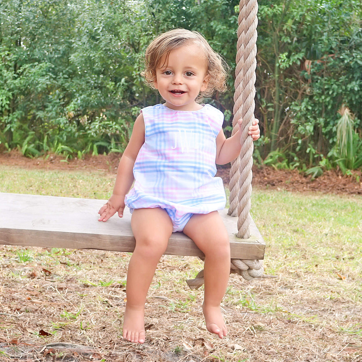 Pastel Plaid Sun Bubble