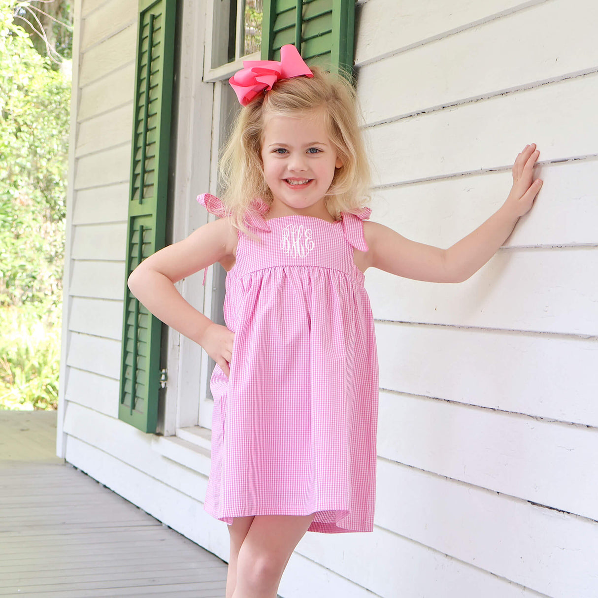 Pink Gingham Skyler Dress