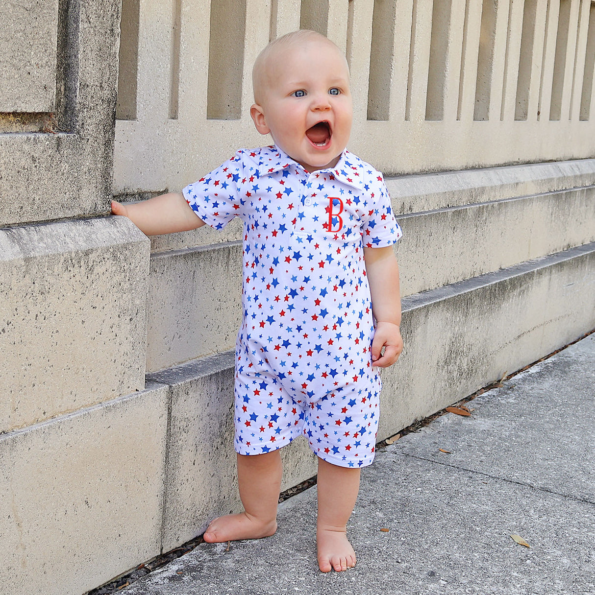 Shoot for the Stars Polo Romper