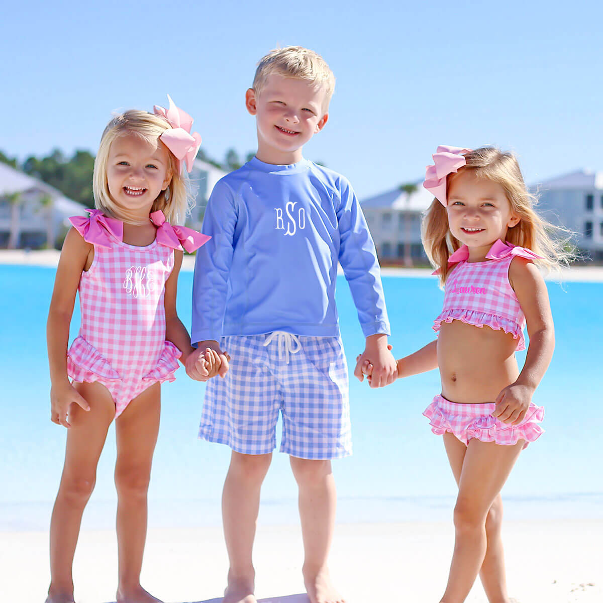 Capri Pink Two Piece Swimsuit