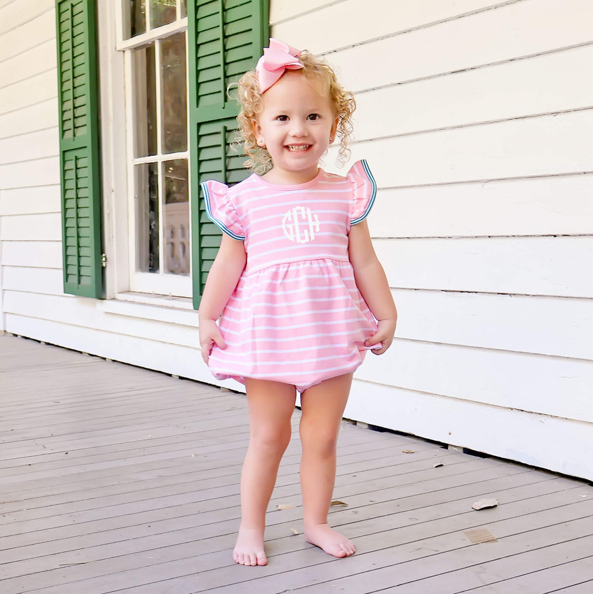 Pink Stripe Nina Bubble