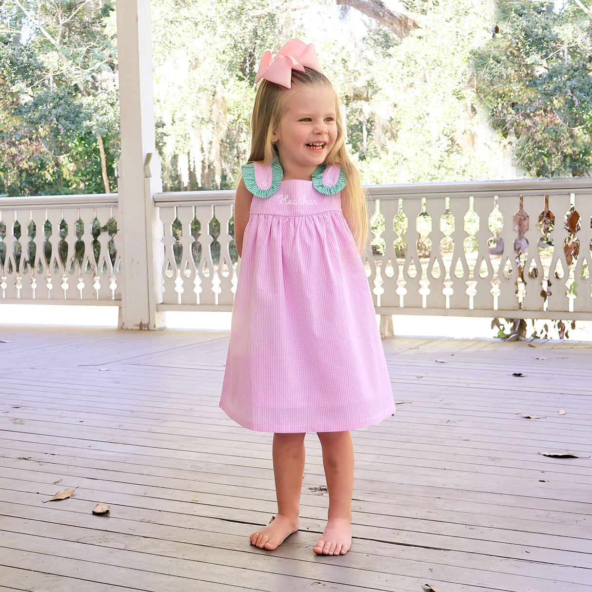 Pink Gingham Lulu Dress