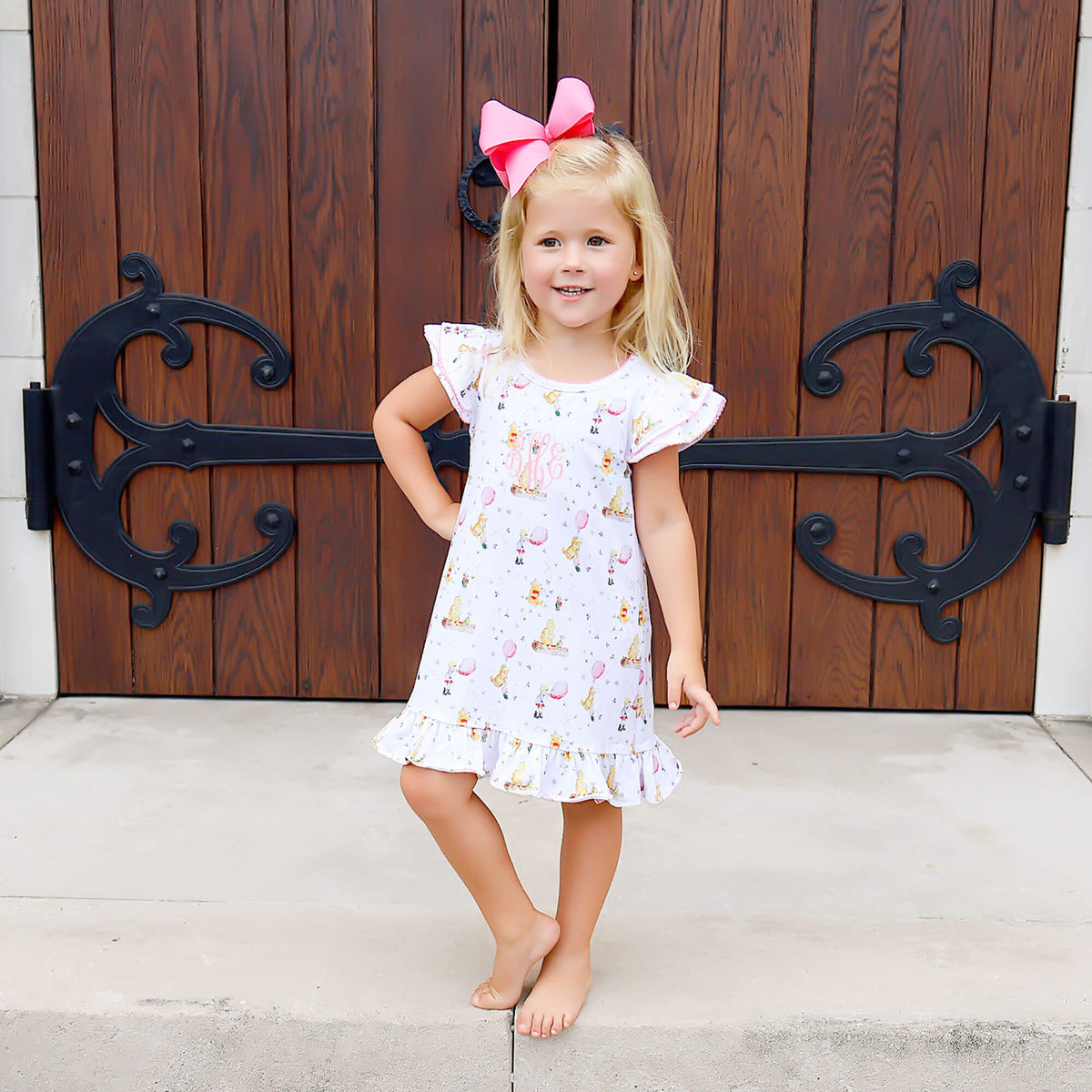Winnie Mini Embroidered Dress
