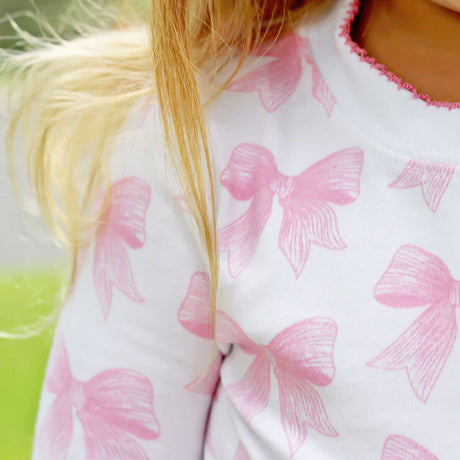 Pink Bow Pajamas