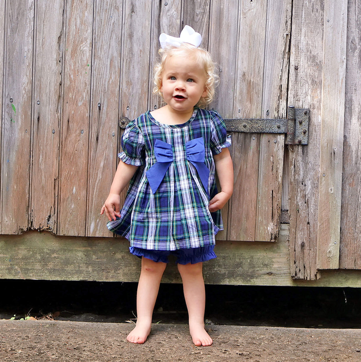 Galloway Plaid Isabella Bloomer Set