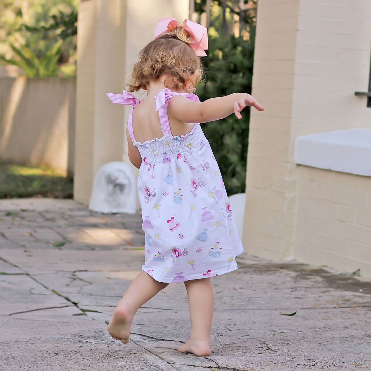 Fairytale Princess Print Aurora Dress