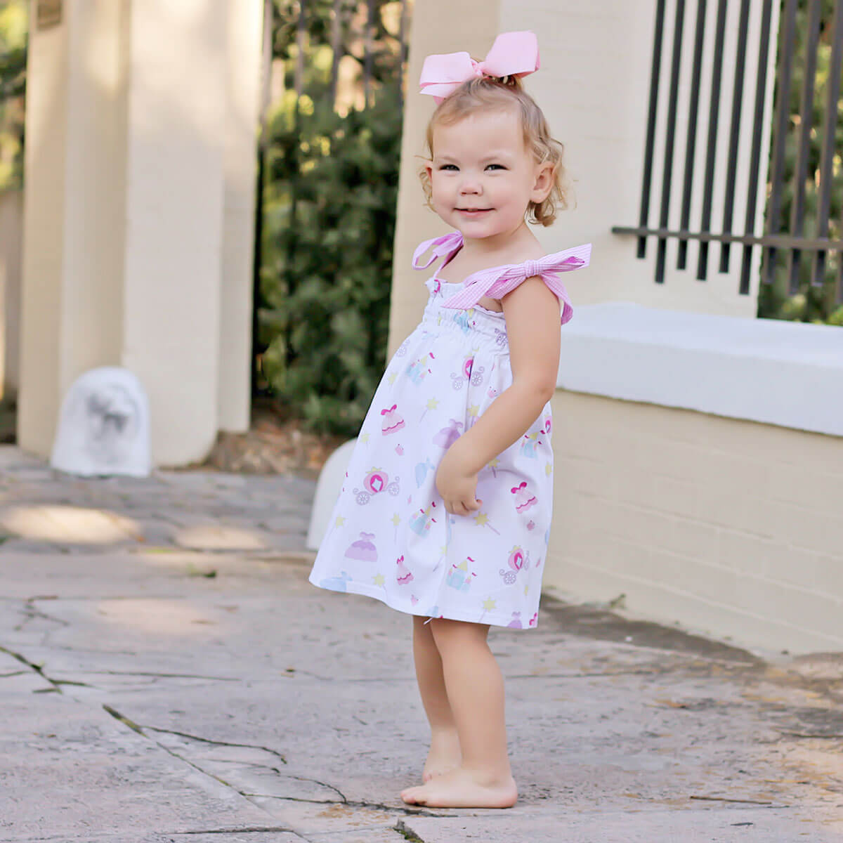 Fairytale Princess Print Aurora Dress