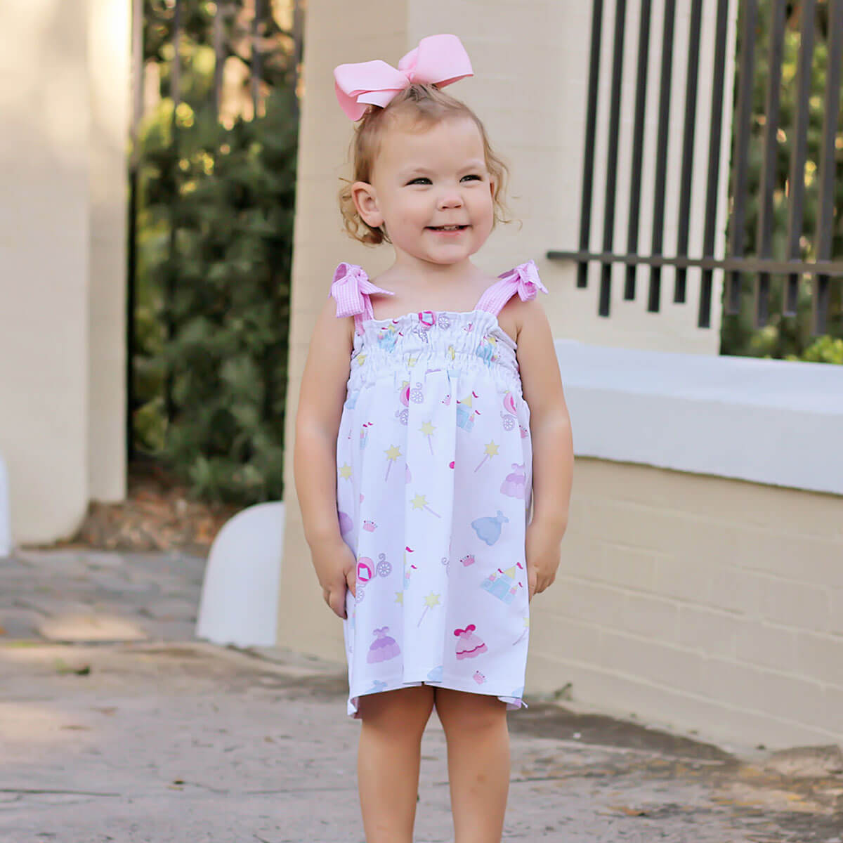 Fairytale Princess Print Aurora Dress