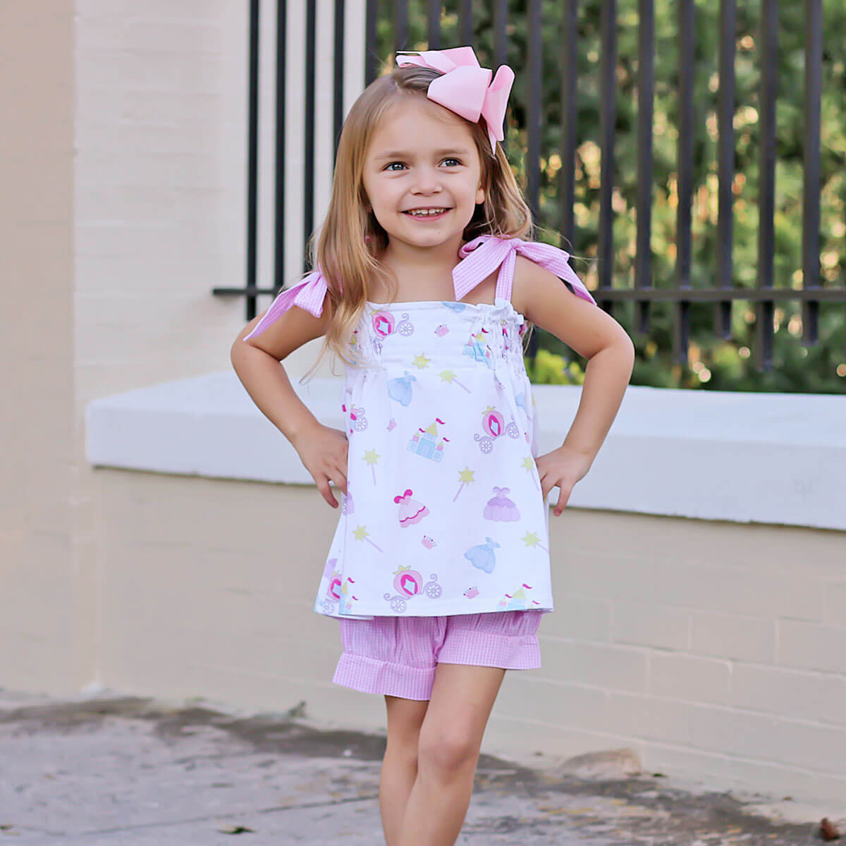 Fairytale Princess Print  Aurora Short Set