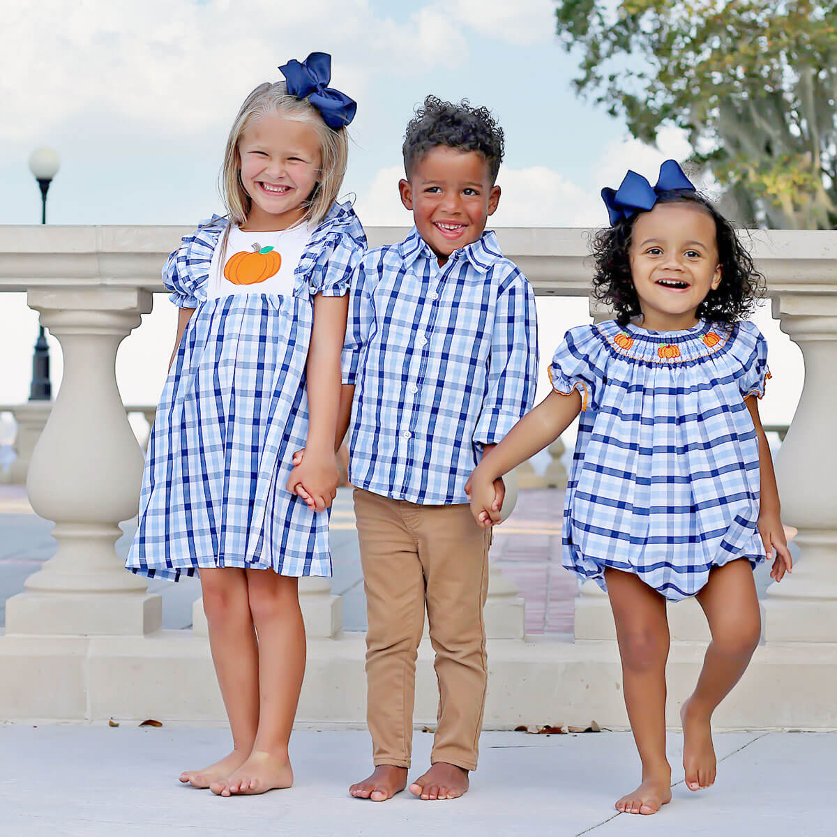 Pumpkin Vine Waterfall Dress