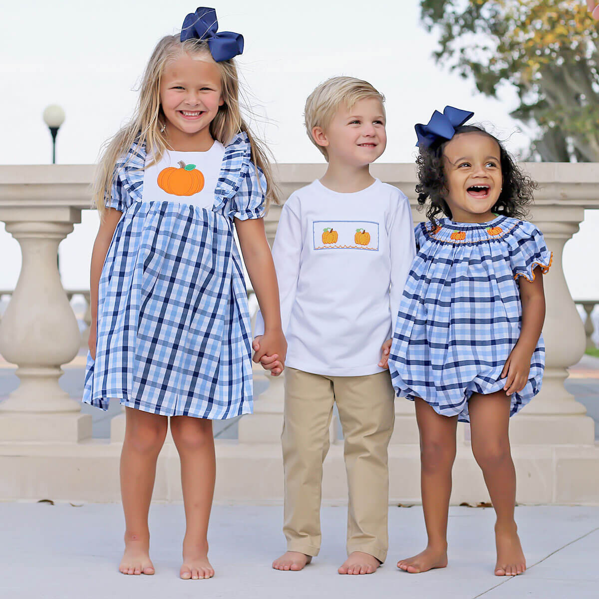 Pumpkin Vine Waterfall Dress