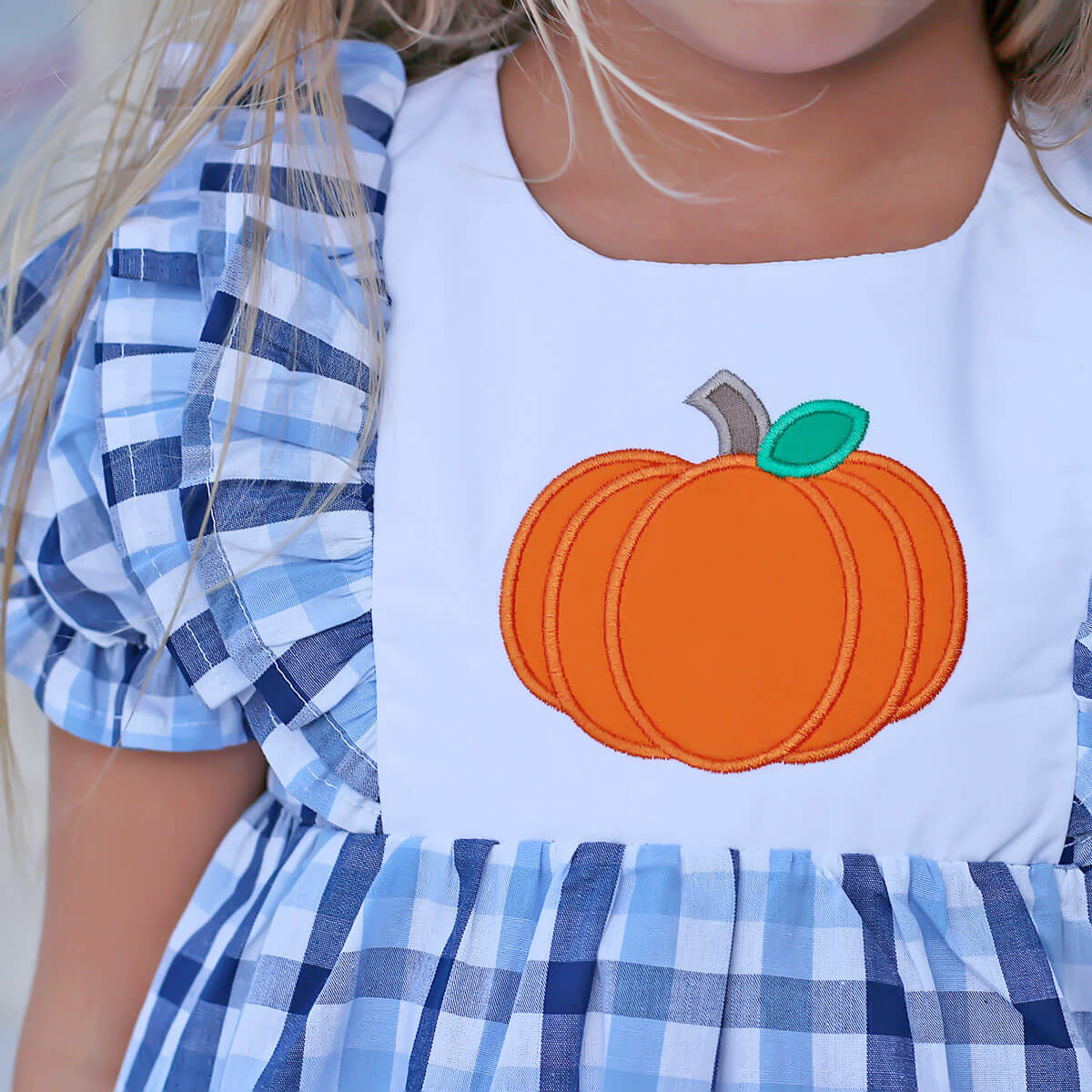 Pumpkin Vine Waterfall Dress