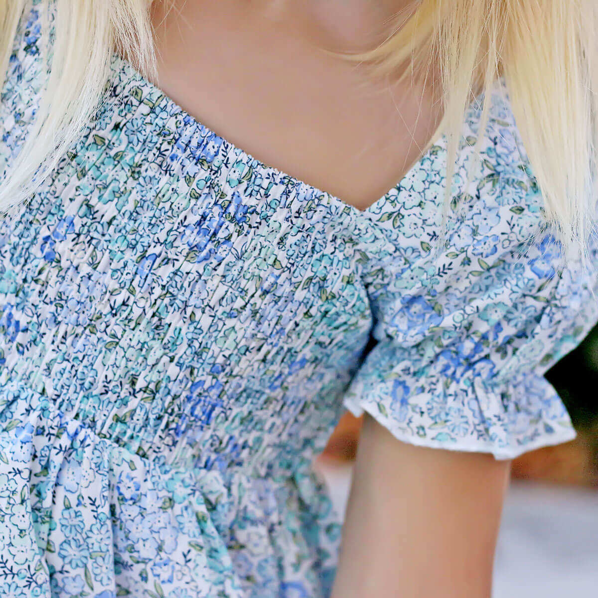 Enchanted Floral Smocked Hannah Dress