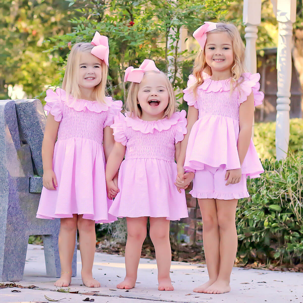 Pink Gingham Zoe Skirt Bubble