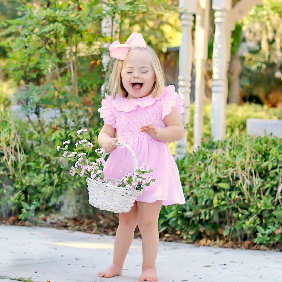 Pink Gingham Zoe Skirt Bubble
