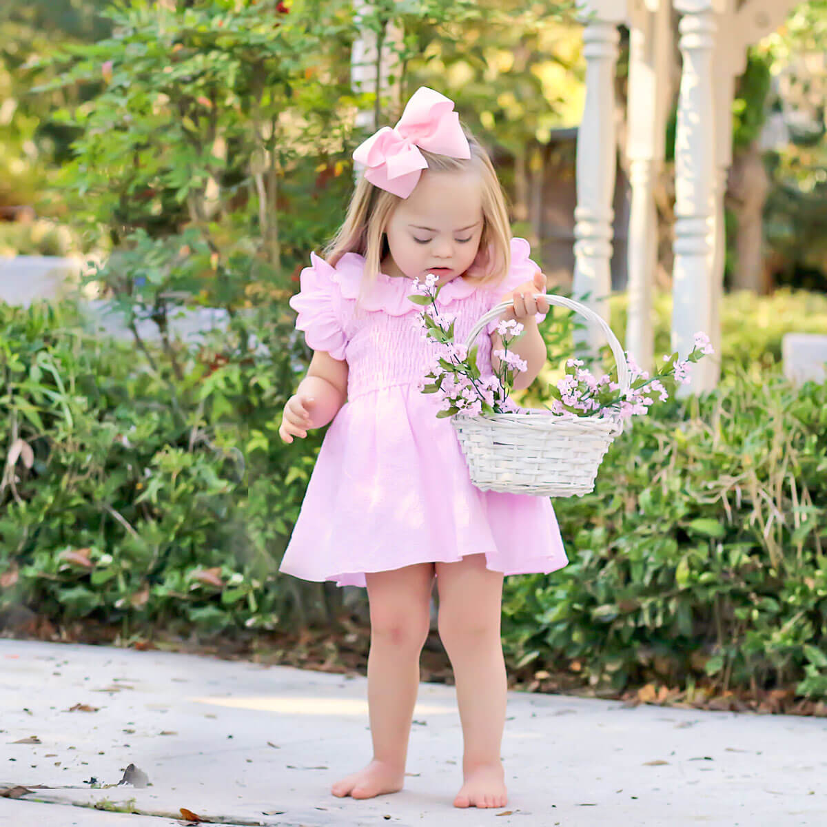 Pink Gingham Zoe Skirt Bubble