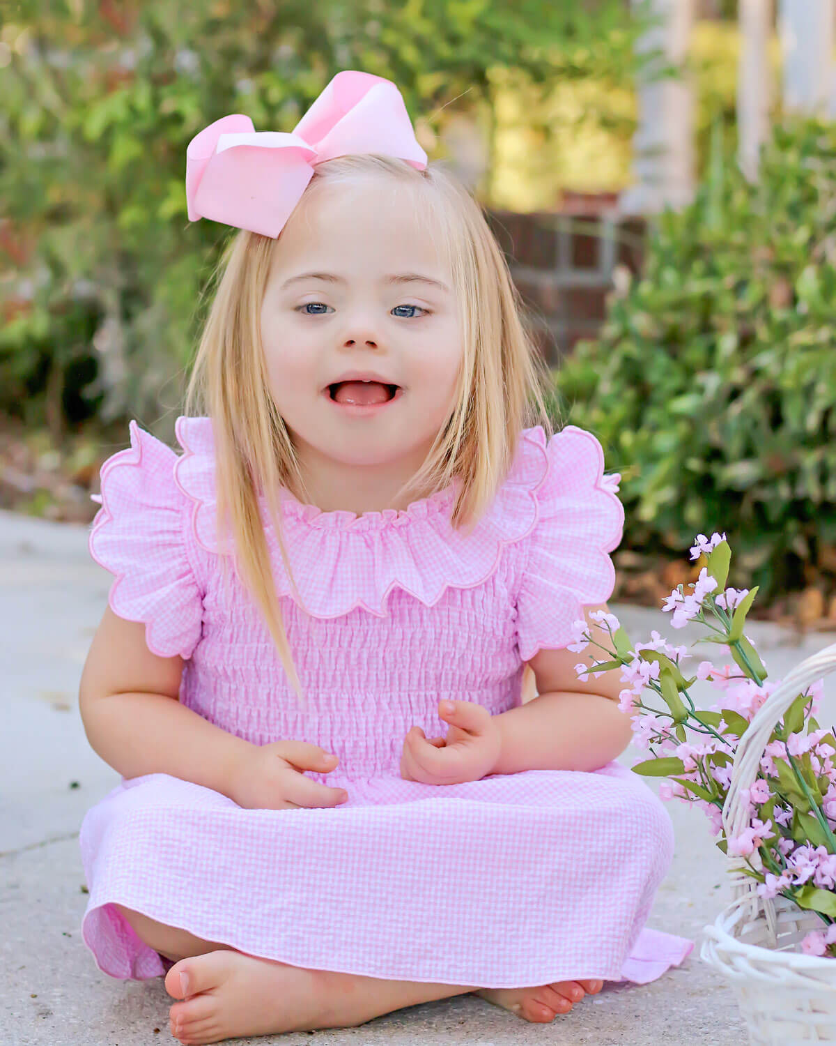 Pink Gingham Zoe Skirt Bubble