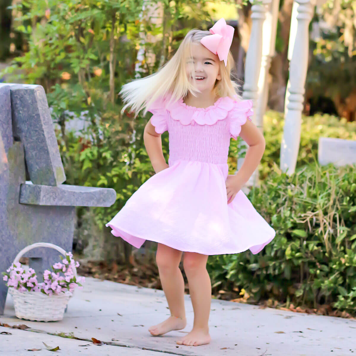 Pink Gingham Zoe Dress