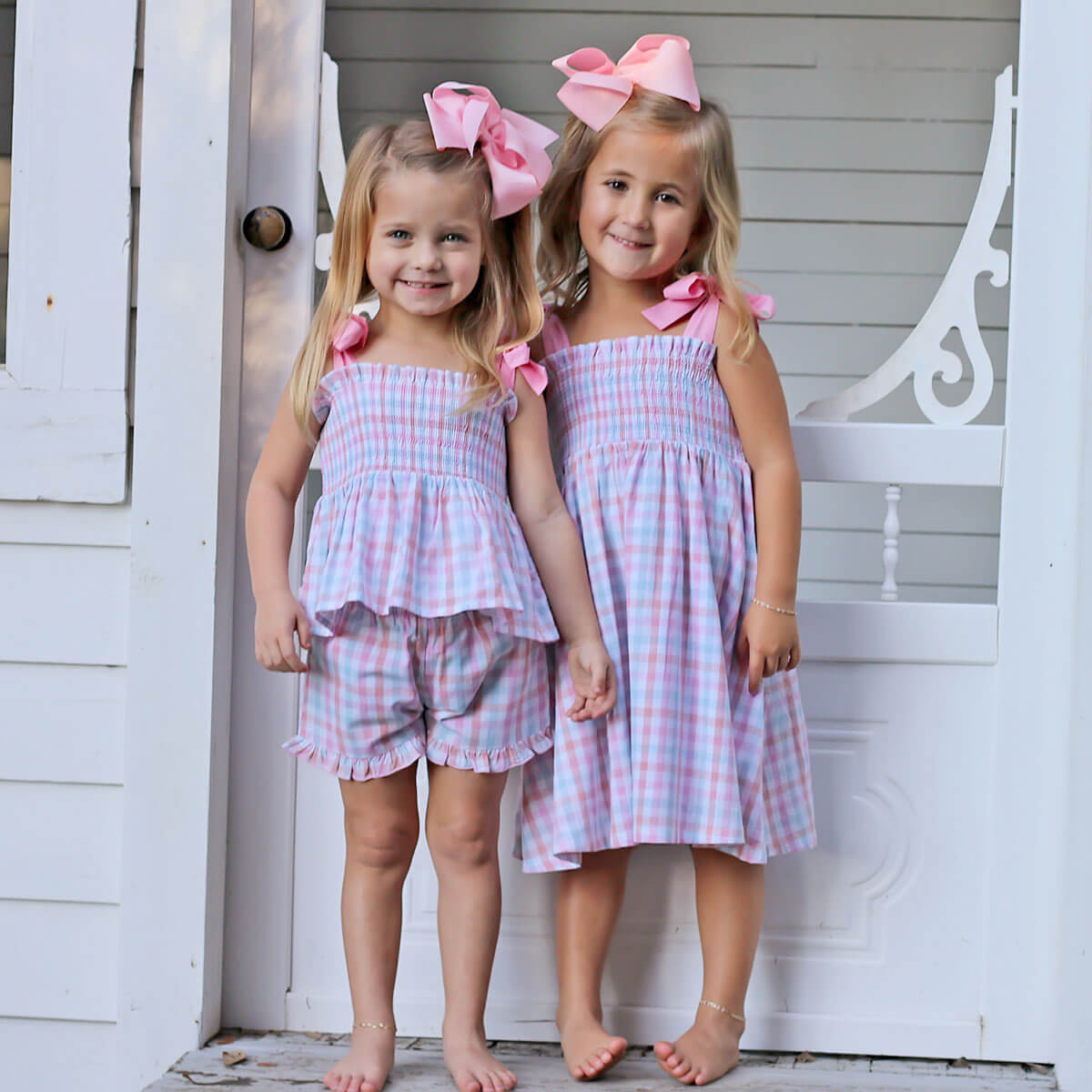 Pastel Check Aurora Dress