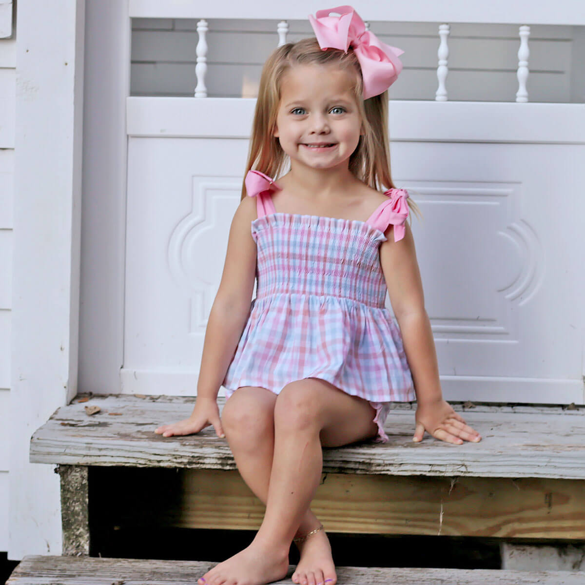 Pastel Check Aurora Short Set