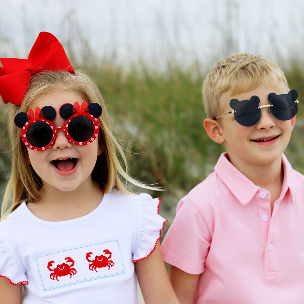 Magical Mouse Ears Youth Gold Sunglasses