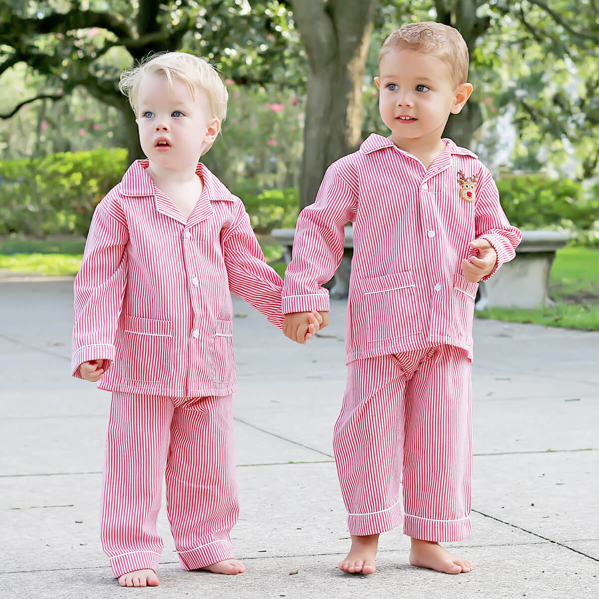 Red Stripe Classic Pajamas