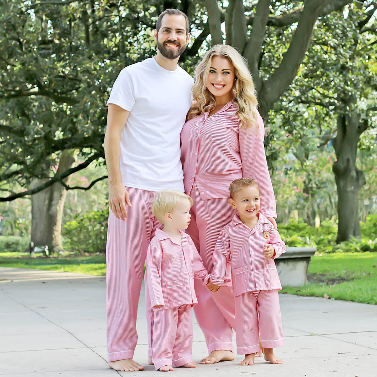 Red Stripe Classic Pajamas