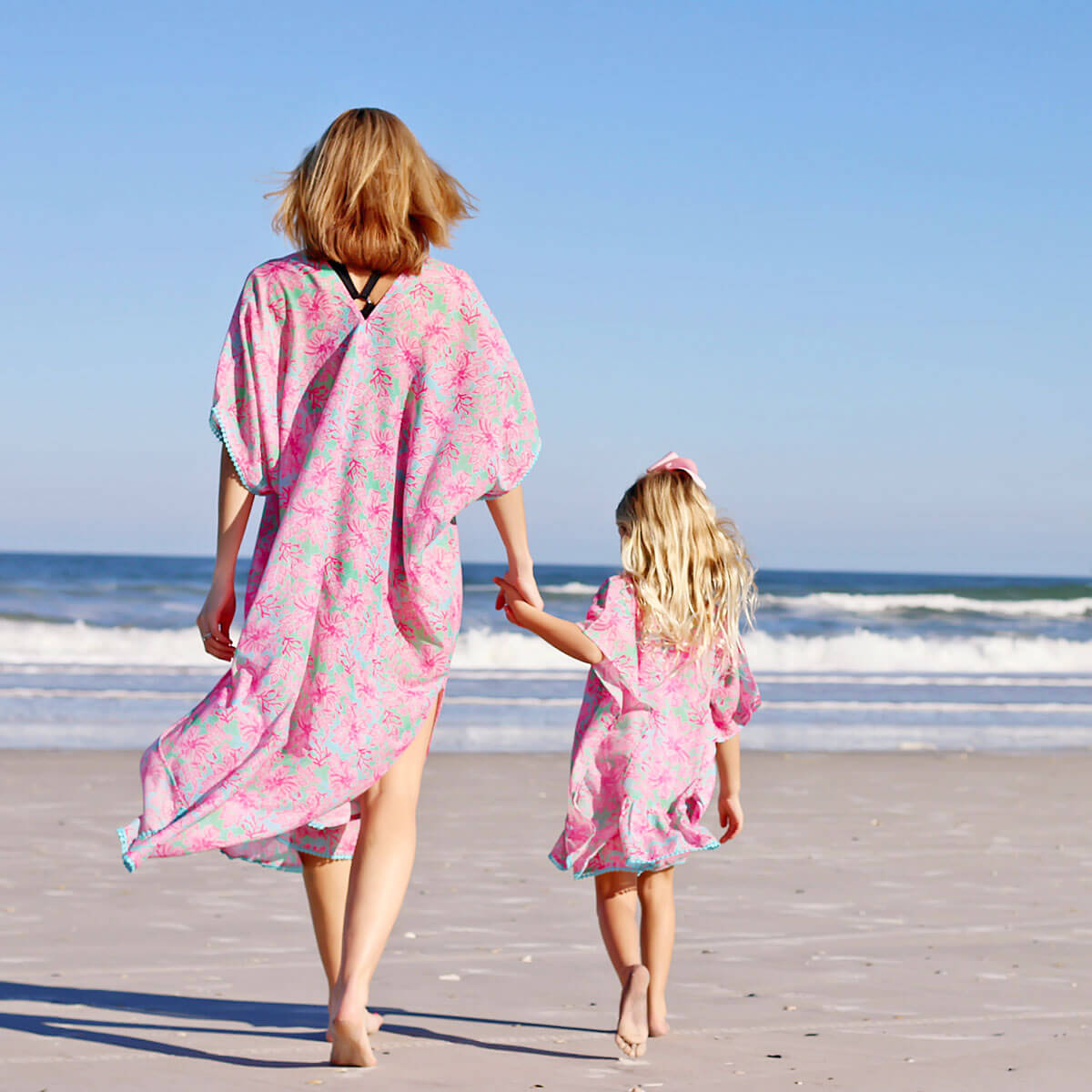 Botanical Island Pink Swim Cover Up
