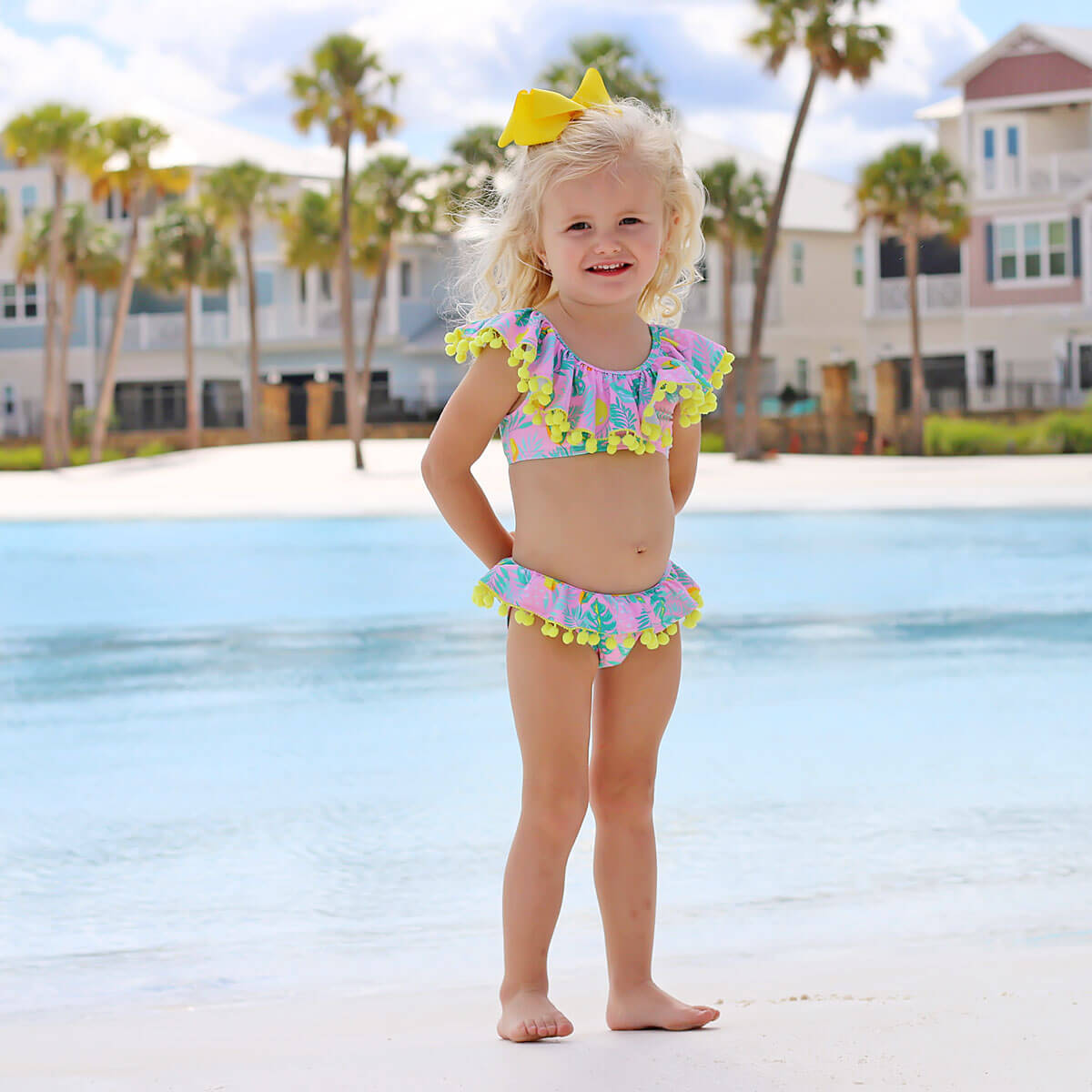Pacific Palm Two Piece Swimsuit