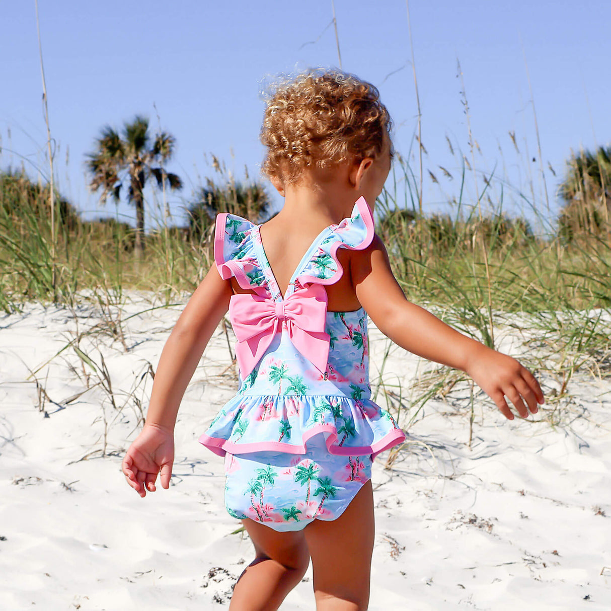 Island Palm One Piece Swimsuit