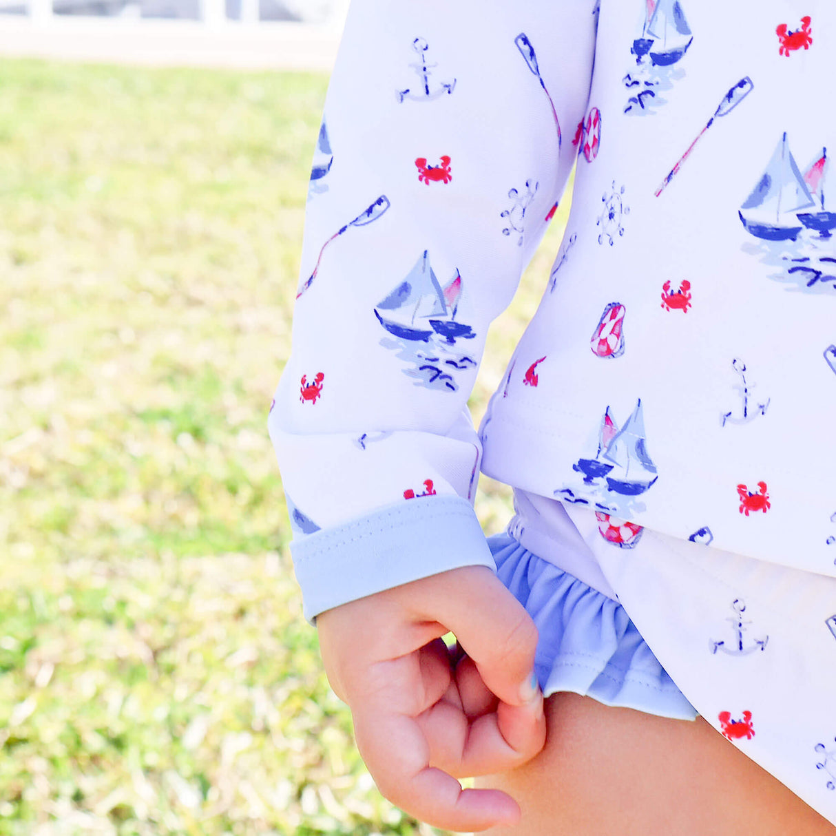 Nautical Rash Guard Set