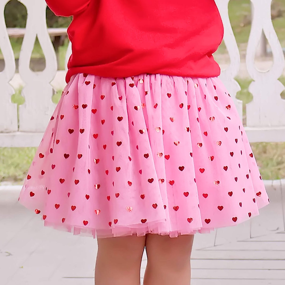 Valentine Heart Tutu Skirt