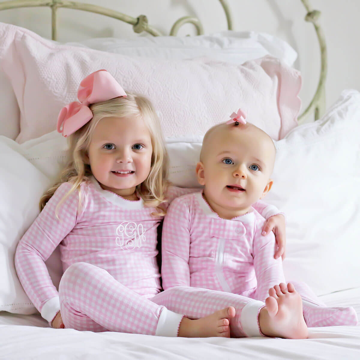 Gingham Zip Sleeper