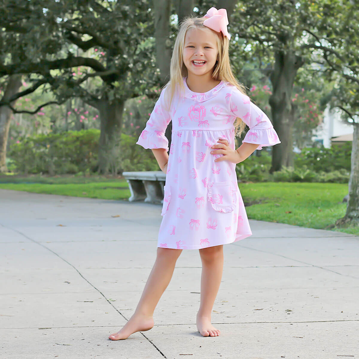 Ballet Slippers Pink Caroline Dress