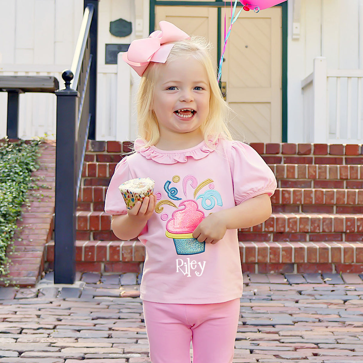 Cupcake Light Pink Ruffle Top